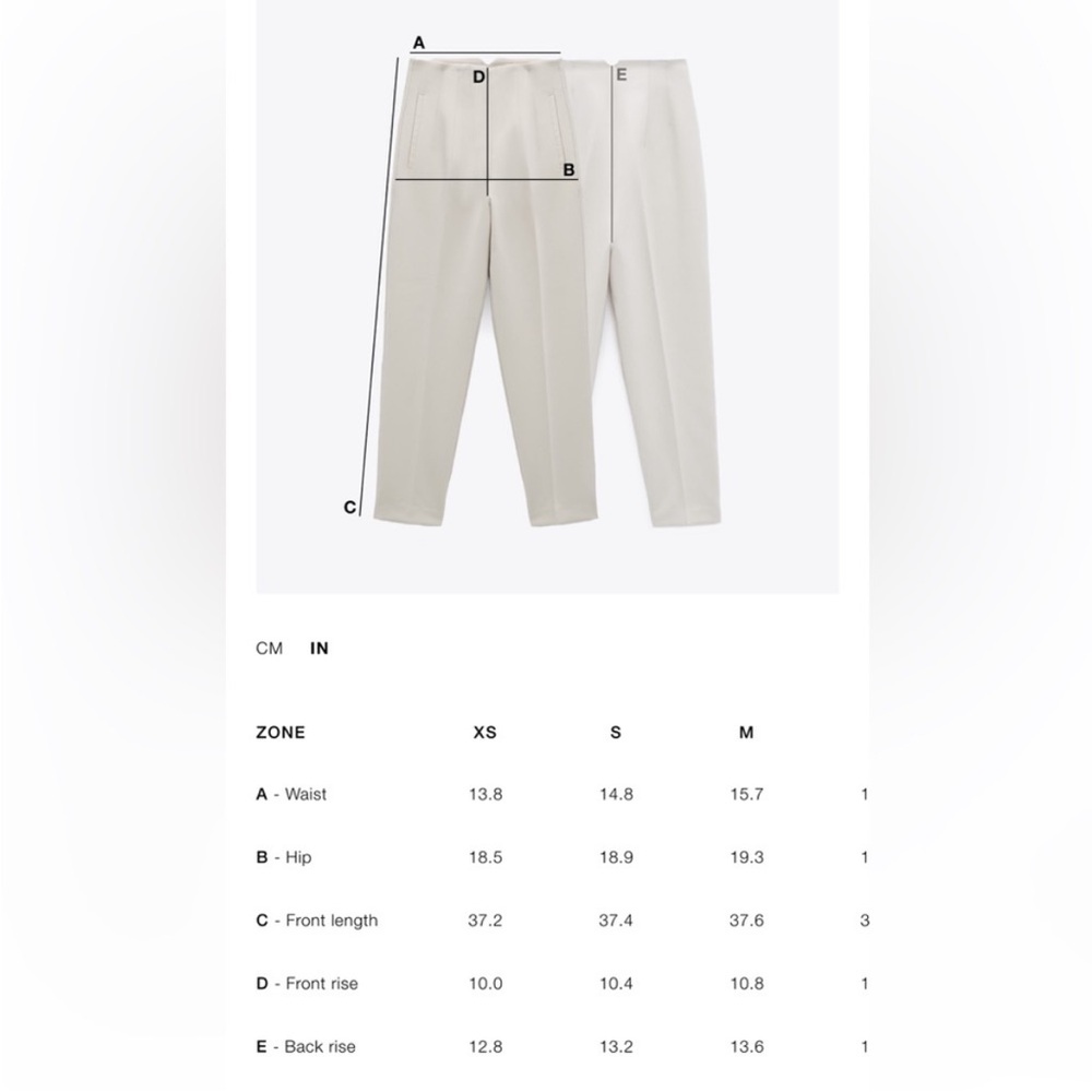ZARA 2 PIECES SET DOUBLE BREASTED SHOULDER PAD BLAZER AND SLIM HIGH WAIST PANTS - Picture 16 of 16